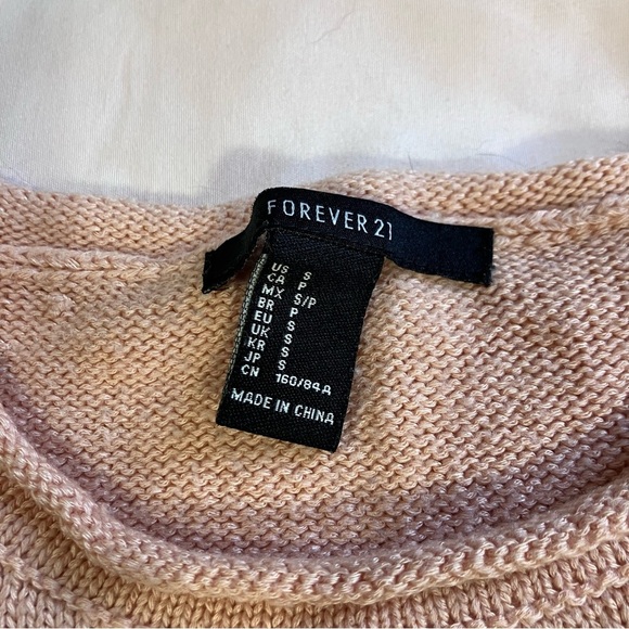 Forever 21 Coral Distressed Knit Sweater - Picture 10 of 10